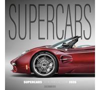 Supercars calendario 2026 da parete. Ediz. italiana e inglese