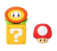 Superchampiñón y flor de fuego de goma para la bañera - Toomies de My Mario