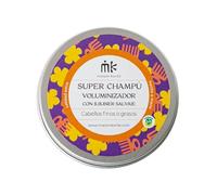SuperChampú Sólido 2 en 1 | Champú + Acondicionador | Sin Plástico | Vegano | Zero Waste | 75 g ≈ 1 L champú líquido | Maison Karité (Champu Voluminizador Con Lata)