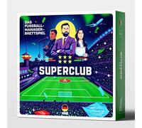 Superclub El Juego de Mesa de Manager de fútbol | Juego Base | 2 a 4 Jugadores | 12 años fanáticos del fútbol