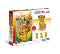 SuperColor, El Rey León 3D, Rompecabezas, Unisex, 6+ años, 104 uds