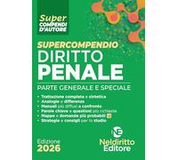 Supercompendio di diritto penale 2026
