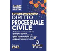 Supercompendio di diritto processuale civile 2026