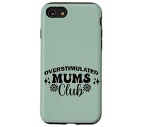 Supercute Best Green Ironic Funny Sobreestimulated Mums Club Carcasa para iPhone SE (2020) / 7 / 8