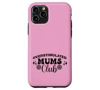 Supercute Best Pink Ironic Funny Sobreestimulated Mums Club Carcasa para iPhone 11 Pro