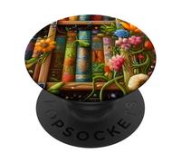 Supercute Girasoles Multicolor para Lectores Diseño De Estantería PopSockets PopGrip Adhesivo