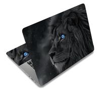 SUPERDANT 3 piezas de piel de león para ordenador portátil 38 x 27 cm PVC recortable impermeable resistente a los arañazos calcomanías negras para portátiles de 13 17 pulgadas cubierta personalizada