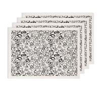 SUPERDANT 4 piezas de papel de transferencia bajo esmalte de cerámica con patrón de serpiente flexible de cerámica para tazas personalizadas, platos, decoración del hogar, cerámica hecha a mano, 52 x