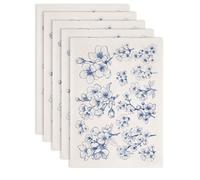 SUPERDANT 5 unidades de flores de cerezo bajo esmalte para cerámica Sakura flores cerámica cerámica papel de transferencia de cerámica calcomanías DIY manualidades decoración de esmalte