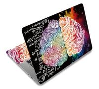 SUPERDANT Adhesivo para Portátil Aufkleber Laptop Schutzfolie Notebook Kunstschutz Protector de Vinilo para Laptop Universal para 12" 13" 13.3" 14" 15" 15.4" 15.6" Brain Doodle Hand Drawn Style