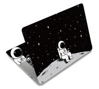 SUPERDANT Laptop Notebook Skin Aufkleber Abdeckung Decal Mond Astronaut Laptop Schutz Notebook PC Computer Kunst Schutz Universal Notebooks Art Decal Passt 12" 13" 13.3" 14" 15.4" 15.4" 15.4" 15.6