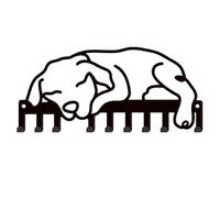 SUPERDANT Llavero de pared Lazy Dog colgador de llaves de pared para casa porta llaves entrada casa perro a la pared decoración para correa para perros puerta de entrada