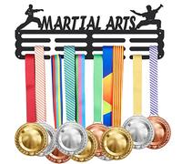 SUPERDANT Percha de medallas de Artes Marciales Chinas de Kung Fu para medallas de Hierro montado en la Pared para más de 60 medallassoporte de trofeospremiossoporte de Cinta deportivaexhibición