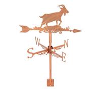 SUPERDANT Veleta de Cabra Veleta Veleta de Metal para Decoración de Jardín Granja Decorativa Jardín Al Aire Libre Herramienta de Medición de Viento Montaje En Techo Veleta Al Aire Libre