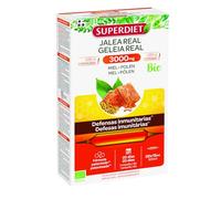 SUPERDIET - JALEA REAL 3000MG - FORMULA PATENTADA - DEFENSAS INMUNITARIAS - ULTRA DOSIFICADO -20 AMPOLLAS DE 15ML