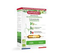 SUPERDIET - PROTOCOLE ADELGAZANTE BIO - Adelgazamiento - Programa Trifásico Completo - Fabricado en Francia - 20 Ampollas de 15ml