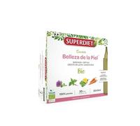 SUPERDIET - QUATUOR BEAUTE DE LA PEAU BIO - BELLEZA - UNIDOSIS - FORMATO NÓMADA - 4 PLANTAS - PRODUCIDO EN FRANCIA - FORMULACIÓN PROPIA - 20X15ML