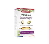 SUPERDIET - RABANO NEGRO - ALCACHOFA BIO - Tránsito y Digestión fácil - FraMade in France - 20 ampollas de 15 ml