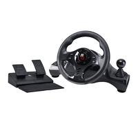 Subsonic - Superdrive, Volante De Carreras Gs750 Con Pedales, Paletas, Palanca De Cambios Y Vibración Para Xbox Serie X/S, Ps4, Xbox One, Pc, Ps3 (Programable Para Todos Los Juegos), Xbox Series X