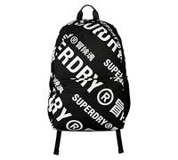 Superdry, 91-BAGS_CODE ESSENTIAL MONTANA Unisex adulto, Black/Optic Aop, Einheitsgröße