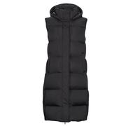 Superdry Abrigo de plumas LONGLINE HOODED PUFFER GILET in Negro FR 38
