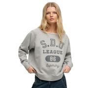 Superdry Athletic Essentials Bardot Crew Sweatshirt One Size