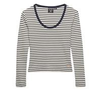 Superdry Athletic Essentials Striped Long Sleeve T-Shirt S