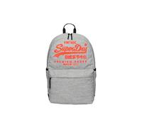 Mochila Superdry Heritage Montana 18L gris claro naranja