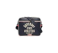 Superdry Bolso bandolera retro para mujer, color azul marino, 1 talla