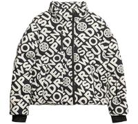 SUPERDRY Boxy Puffer Jacket - Mujer - Negro / Blanco - talla 36- modelo 2025