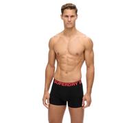 Superdry Calzoncillos tipo bóxer de algodón orgánico para hombre, paquete de 2 unidades, negro/camuflaje, XL, Negro/Camuflaje, XL