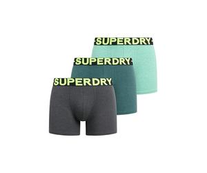 Superdry Calzoncillos tipo bóxer para hombre en paquete de, Triple verde/neón, M