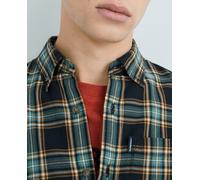 Superdry Camisa de algodón orgánico a cuadros vintage. Negro 2XL