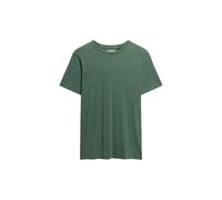 Superdry Camiseta clásica esencial para hombre, Verde Joya Lavado, S