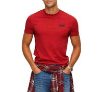 Superdry Camiseta con logotipo esencial para hombre, color rojo, Expedition Red, S