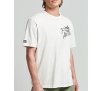 Superdry Camiseta con logotipo Vintage Logo Crossing Lines. Blanco 4/L