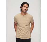 Superdry Camiseta cuello redondo Vintage Logo. Talla L. Color Beige