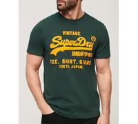 Superdry Camiseta de hombre con Logo Vintage Neón. Verde 2XL