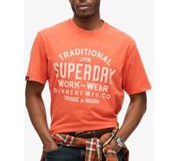 Superdry, T.Shirt Athletic ESS tee, M1012176A, Nautical Navy, L, Man, Adulto