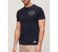 Superdry Camiseta de manga corta con detalle en el pecho Vintage Athletic. Azul marino M