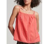 Superdry Camiseta de mujer de tirantes Ibiza. Rosa 42/16