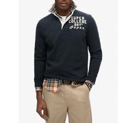 Superdry Camiseta de rugby Athletic. Azul marino S