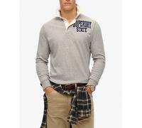 Superdry Camiseta de rugby Athletic. Gris 2XL