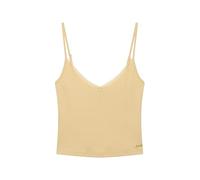 Superdry Camiseta de tirantes para mujer Athletic Essentials con cuello en V, Neblina amarillenta, XS