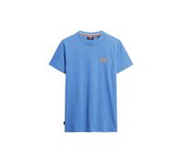 Superdry Camiseta 'Essential' azul neon / naranja, Talla M