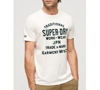 Superdry Camiseta gráfica Athletic Script. Natural L