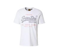 Superdry Camiseta 'Heritage' gris oscuro / melocotón / blanco M gris oscuro / melocotón / blanco