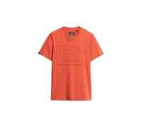Superdry Camiseta interior para hombre con estampado en relieve, Pimienta Jaspeada, XXL