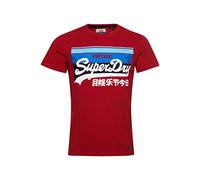 Superdry Camiseta para Hombre VL Cali Stripe