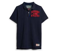 Superdry Camiseta Polo Para Hombre - Polo Atlético Vintage, Logo, Sólido